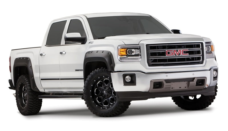Bushwacker 40960-02 14-15 GMC Sierra 1500 Pocket Style Flares 4pc - Black