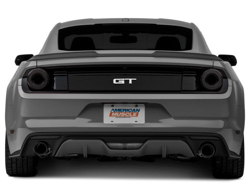 Raxiom 393827 15-22 Ford Mustang Halo LED Tail Lights - Gloss Black Housing (Smoked Lens)