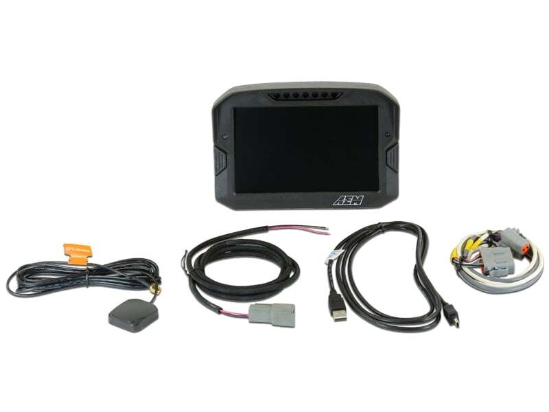 AEM 30-5702 CD-7 Non Logging GPS Enabled Race Dash Carbon Fiber Digital Display w/o VDM (CAN Input Only)