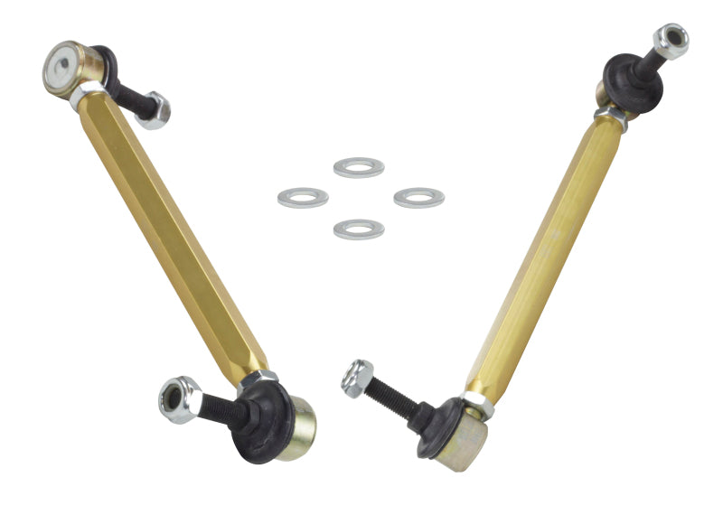 Whiteline KLC106 02-06 Mini Cooper S Front Swaybar link kit-Adjustable ball end links