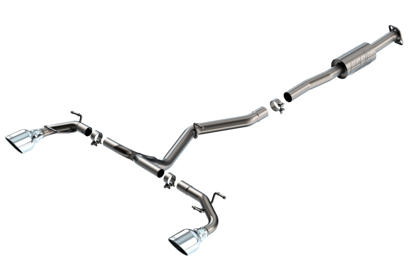 Borla 140910 22-23 Subaru BRZ/Toyota GR86 2.4L RWD AT/MT ATAK Catback Exhaust - Polished Tips