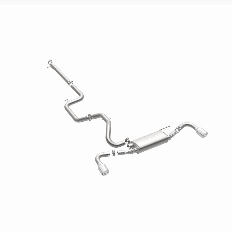 Magnaflow 15146 MagnaFlow 10-12 Mazda 3 L4 2.5L Hatchback Split Rear Exit Stainless Cat Back Performance Exhaust
