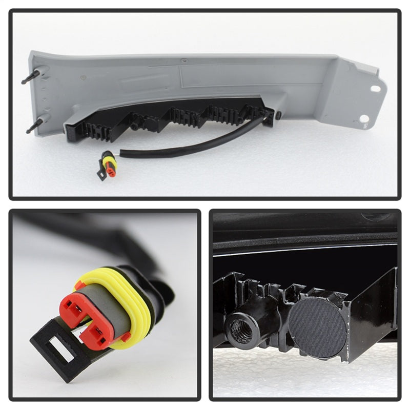 SPYDER 5077738 Spyder Toyota Tundra 07-13 Daytime LED Running Lights wo/switch Silver FL-DRL-TTU07-SIL