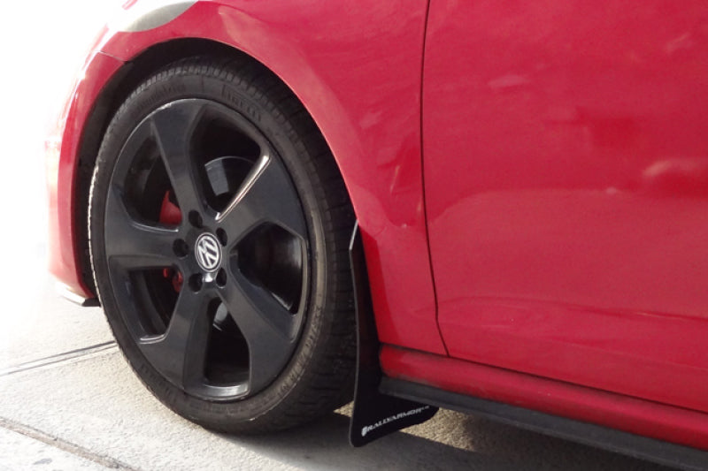 Rally Armor MF37-UR-RD/WH 15-21 VW Golf/GTI/TSI Red UR Mud Flap w/ White Logo