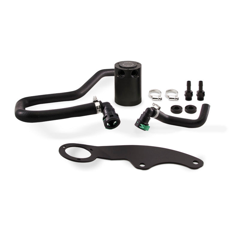 Mishimoto MMBCC-MUS8-11PBE2 11-14 Ford Mustang GT Baffled Oil Catch Can Kit - Black