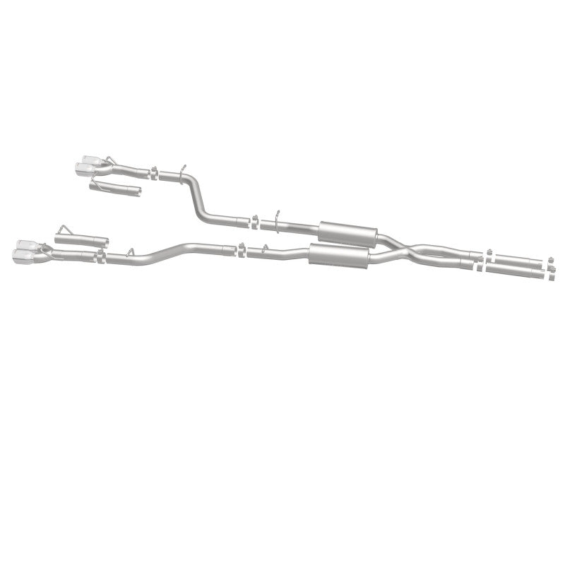 Magnaflow 19217 MagnaFlow Cat-Back, SS, 2.5in, Quad Split Rear 3.5in Tip 2015 Dodge Challenger 3.6L V6