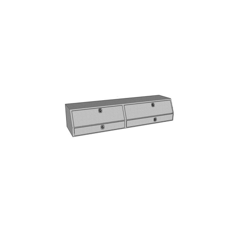 Westin 80-TBS200-90D-BD /Brute Contractor TopSider 90in w/ Drawers & Doors - Aluminum
