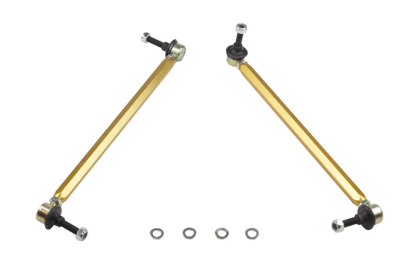 Whiteline KLC178 10+ Chevy Camaro FR Coupe Front Sway Bar - Link Assy H/D Adj Steel Ball (360mm C to C)