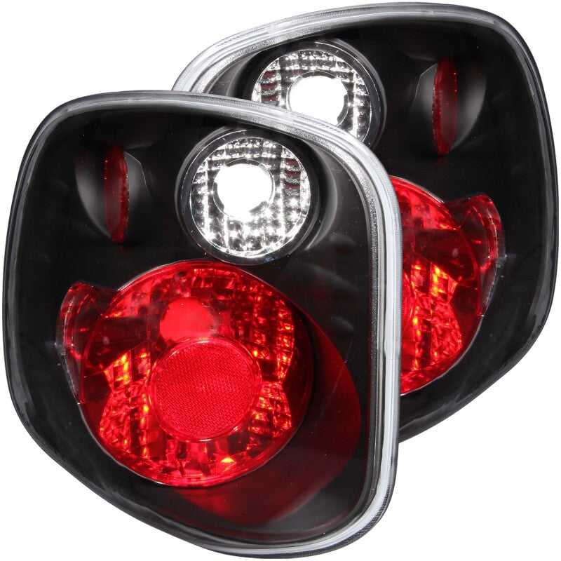 ANZO 211143 2001-2003 Ford F-150 Taillights Black