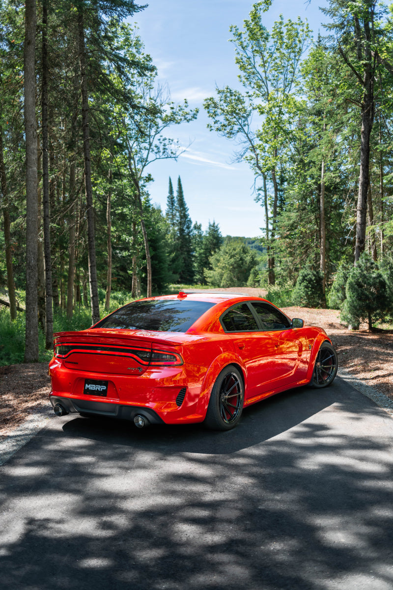 MBRP S71183CF 17-21 Charger 5.7L/6.2L/6.4L 3in Race Profile Cat-Back w/Dual Carbon Fiber Tips T304 SS Exhaust