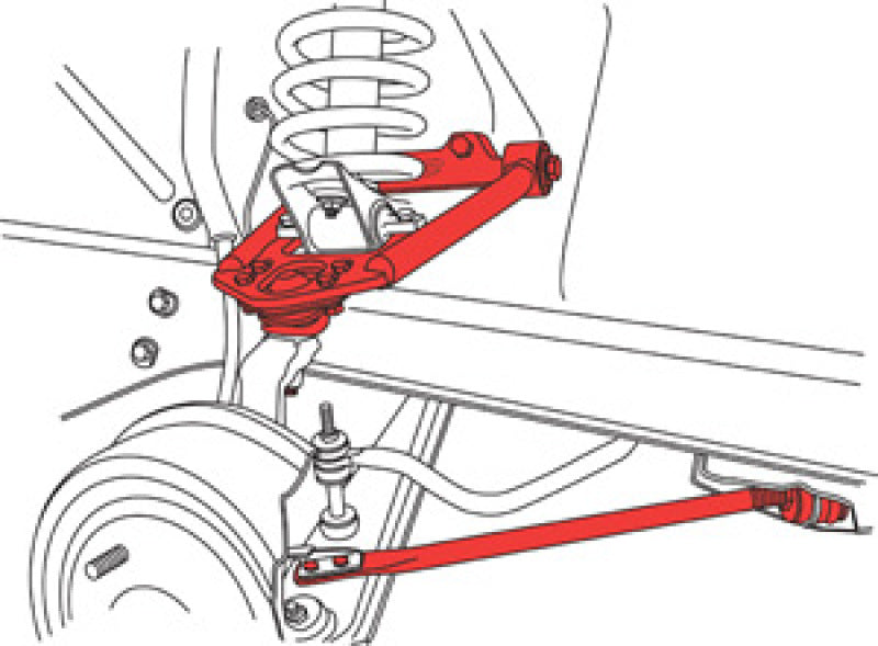 SPC Performance 94215 Steel Upper Adjustable Control Arm 64.5-66 Ford Mustang