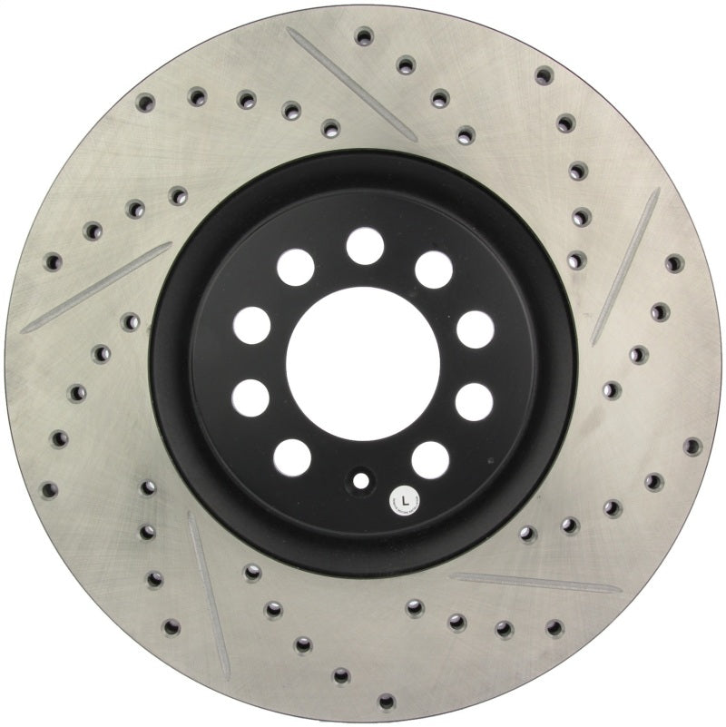 Stoptech 127.33062L StopTech Slotted & Drilled Sport Brake Rotor
