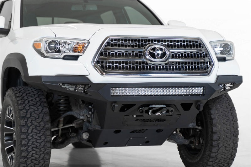 Addictive Desert Designs F681202200103 16-19 Toyota Tacoma Stealth Fighther Front Bumper w/ Winch Mount