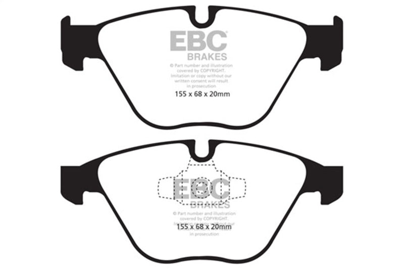 EBC DP31512C 13+ BMW X1 2.0 Turbo (28i) Redstuff Front Brake Pads