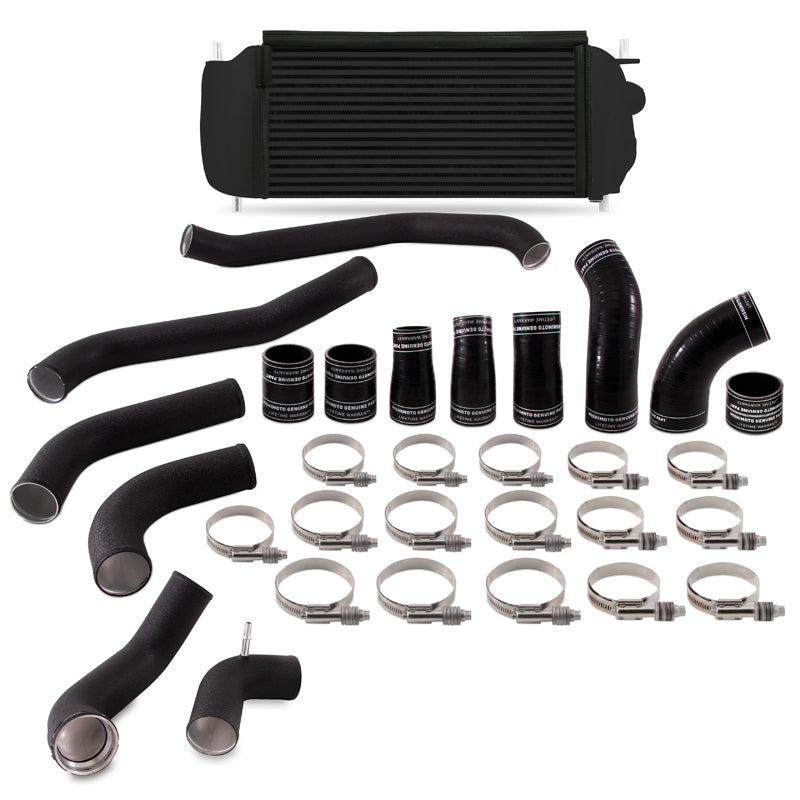 Mishimoto MMINT-F35T-17KBBK 2017+ Ford F150 3.5L EcoBoost Performance Intercooler Kit - Black Cooler Black Pipes