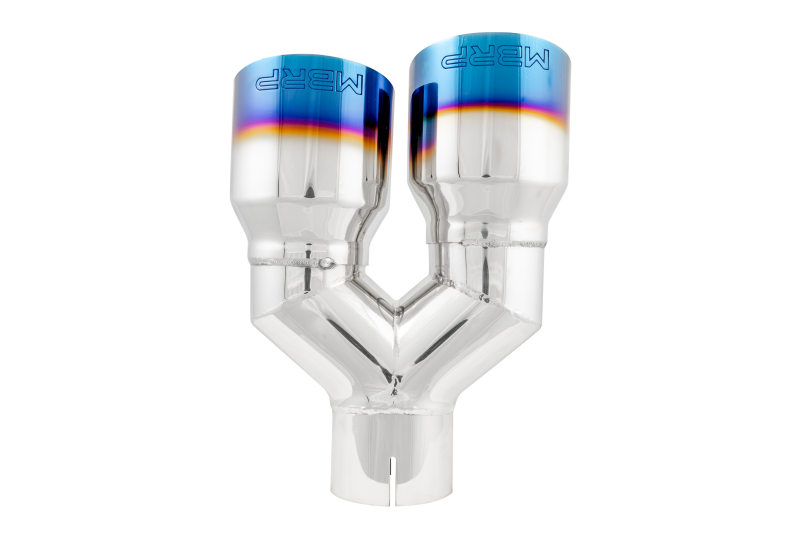 MBRP T5170BE Universal T304 SS Dual Burnt End Tip 3.5in OD/2.5in Inlet