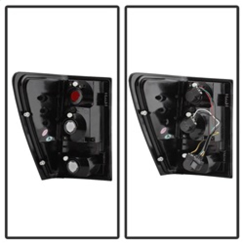 SPYDER 5005564 Spyder Jeep Grand Cherokee 05-06 Euro Style Tail Lights Smoke ALT-YD-JGC05-SM