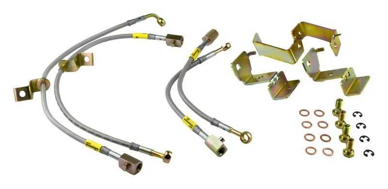 Goodridge 12364 05-14 Ford Mustang (w/ABS) Stainless Steel Brake Line Kit