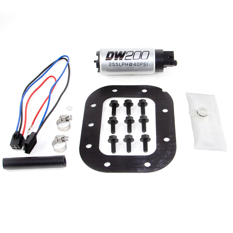 DeatschWerks 9-201-1028 86-89 Chevy Corvette 5.7L DW200 255 LPH In-Tank Fuel Pump w/ Install Kit