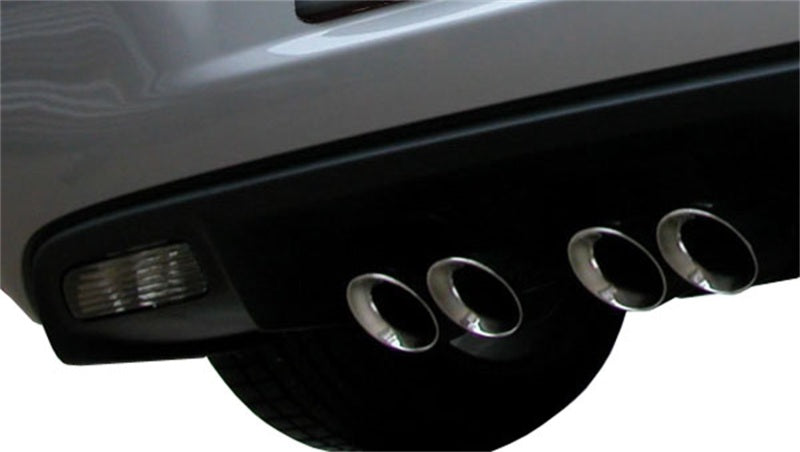 CORSA Performance 14169 Corsa 2005-2007 Chevrolet Corvette C6 6.0L V8 Polished Sport Axle-Back Exhaust