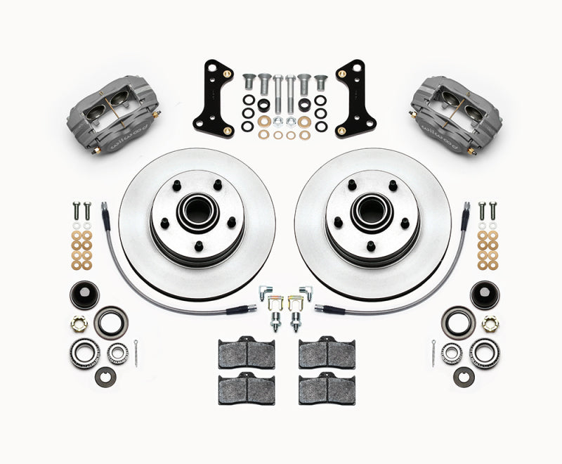 Wilwood 140-15272 Forged Dynalite-M Front Kit 11.00in 1 PC Rotor&Hub 67-69 Camaro 64-72 Nova Chevelle