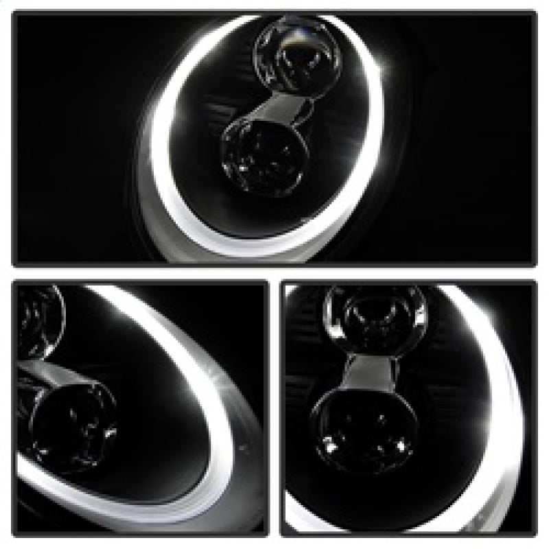 SPYDER 5080103 Spyder Porsche 911 05-09 Projector Headlights Xenon/HID Model- DRL LED Blk PRO-YD-P99705-HID-DRL-BK