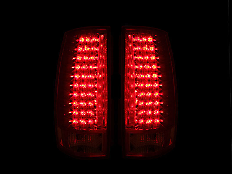 ANZO 311140 2007-2014 Chevrolet Suburban LED Taillights Red/Clear G4