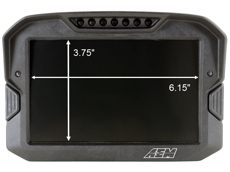 AEM 30-5700 CD-7 Non Logging Race Dash Carbon Fiber Digital Display (CAN Input Only)