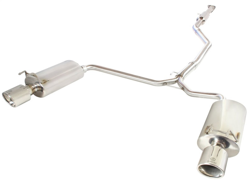 aFe 49-36605 Takeda Exhaust 304SS Dual Cat-Back w/ Polished Tips 13-17 Honda Accord LX/EX/EX-L Sedan L4 2.4L