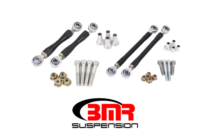 BMR Suspension ELK110 BMR 08-17 Challenger Front and Rear Sway Bar End Link Kit - Black