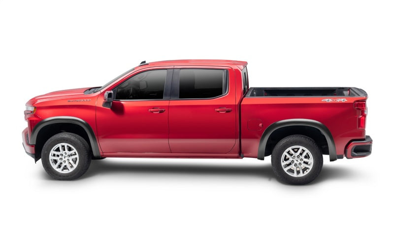 Bushwacker 40930-02 19-21 Chevrolet Silverado 1500 OE-Style 4PC Fender Flares Black Smooth