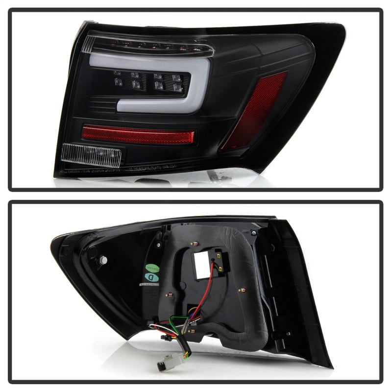 SPYDER 5087966 Spyder 08-11 Subaru Impreza WRX 4DR LED Tail Lights - Black ALT-YD-SI084D-LED-BK
