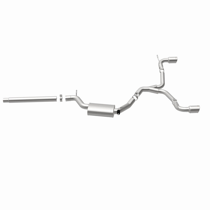 Magnaflow 15357 MagnaFlow SYS C/B Dual Split Rear Exit 4in Polished Tips 2015 VW GTI 2.0L Turbo