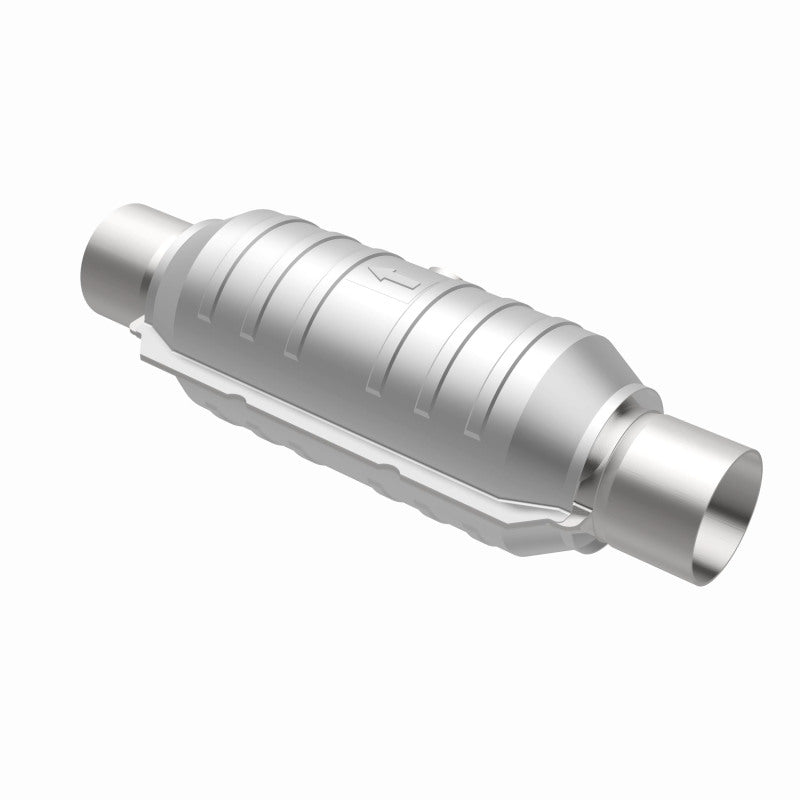 Magnaflow 51356 MagnaFlow Conv Univ 2.5in Inlet/Outlet Center/Center Round 11in Body L x 5.125in W x 15in Overall L