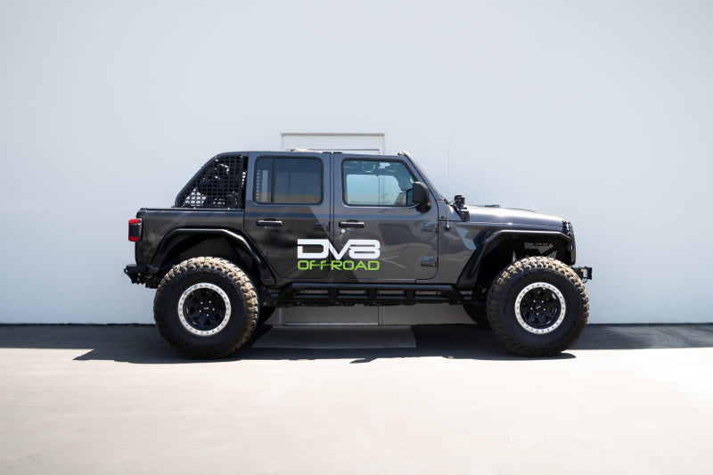 DV8 Offroad SRJL-07 18-23 Jeep Wrangler JL 4 Door FS-15 Series Rock Sliders