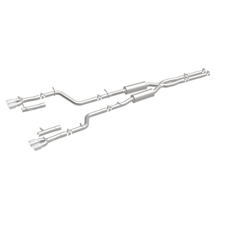 Magnaflow 19217 MagnaFlow Cat-Back, SS, 2.5in, Quad Split Rear 3.5in Tip 2015 Dodge Challenger 3.6L V6