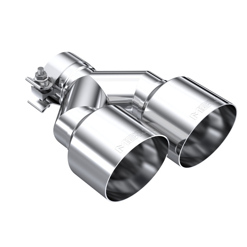 MBRP T5178 Universal T304 SS Dual Tip 4in OD/2.5in Inlet