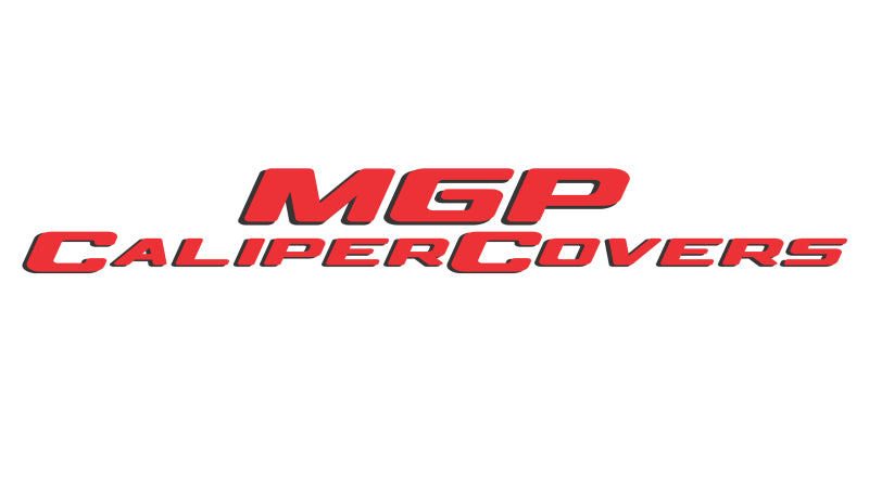 MGP 32004S300RD 4 Caliper Covers Engraved Front & Rear 300 Red finish silver ch