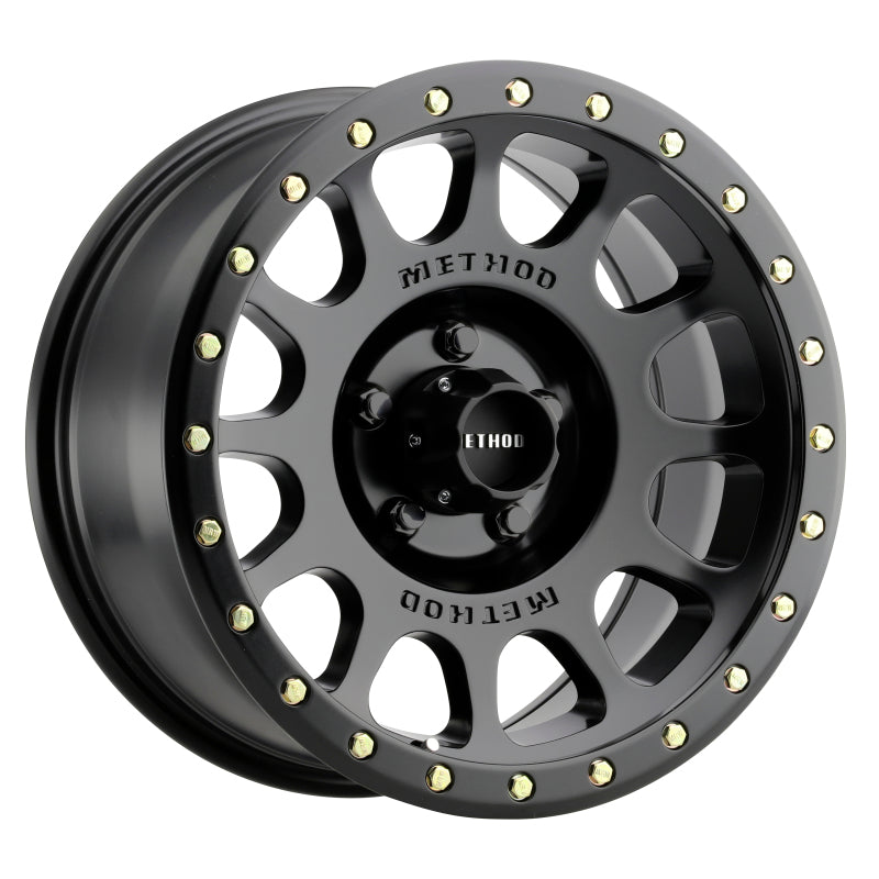Method Wheels MR30578512500 Method MR305 NV 17x8.5 0mm Offset 5x4.5 83mm CB Matte Black Wheel