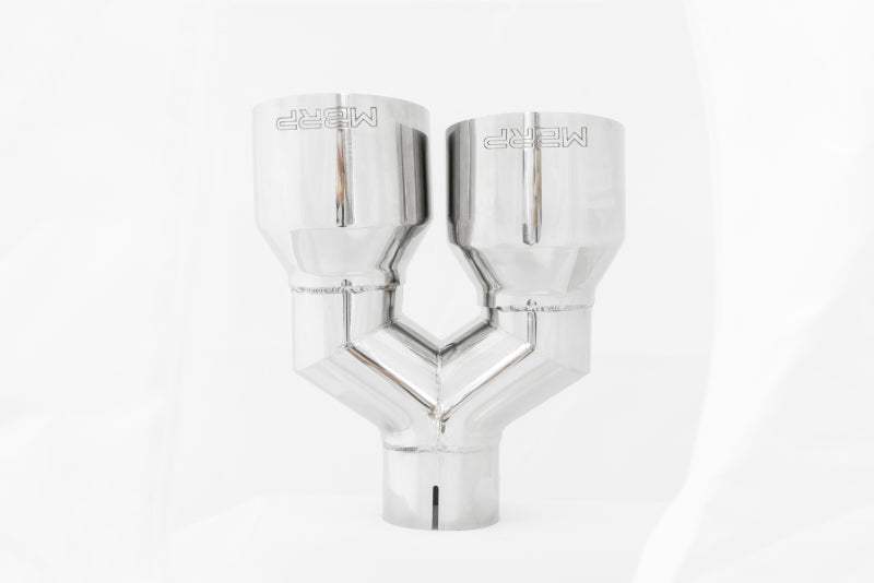 MBRP T5178 Universal T304 SS Dual Tip 4in OD/2.5in Inlet