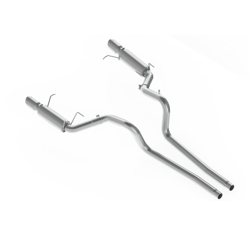 MBRP S7264409 11-14 Ford Mustang GT 5.0L Dual Split Rear Race Version T409 3in Cat Back Exhaust System