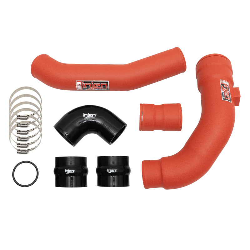 Injen SES9004ICPWR 17-22 Ford F250/F/350/F-450/F-550 V8-6.7L Turbo Diesel Wrinkle Red Intercooler Piping Kit