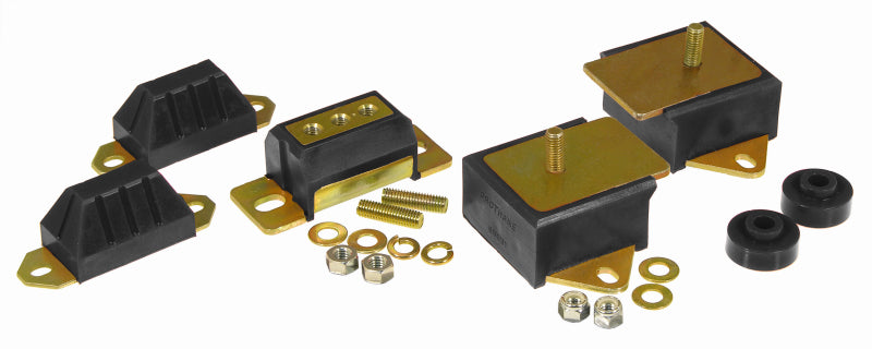 Prothane 1-1901-BL 76-86 Jeep CJ5/7/8 Drivetrain Kit - Black
