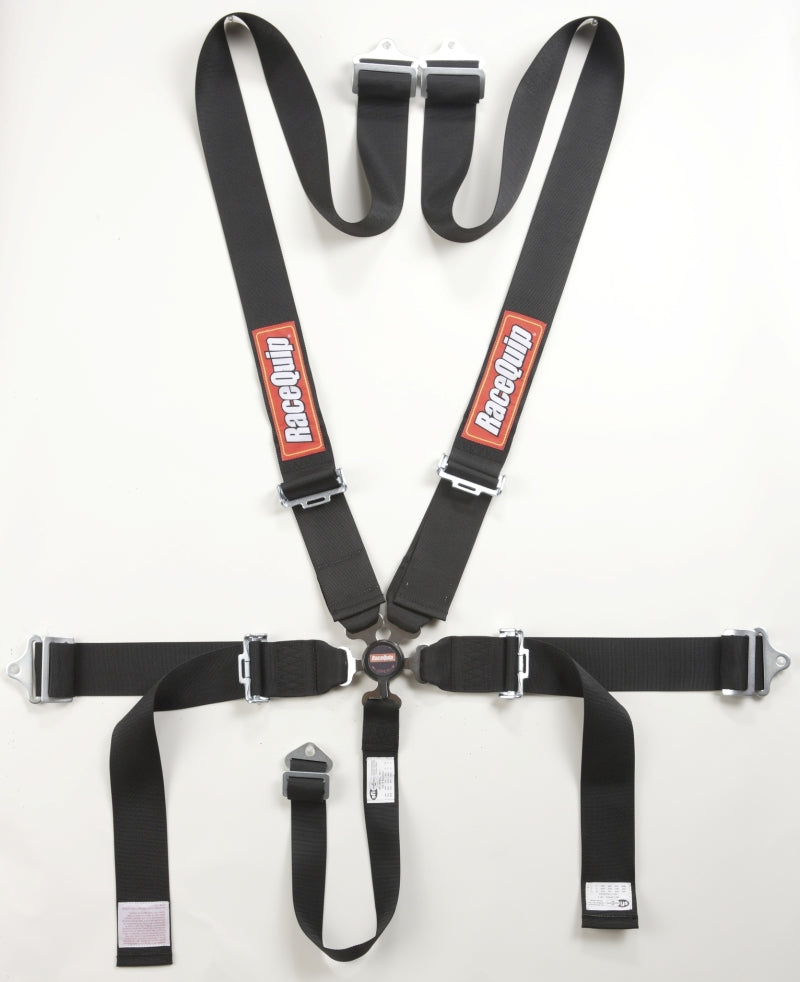 Racequip 741001 RaceQuip Black SFI CAMLOCK 5pt PD Lap Seat Belt