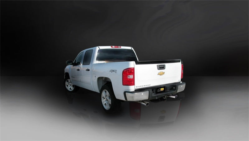 CORSA Performance 24199 Corsa 2007-2008 Chevrolet Silverado Crew Cab/Short Bed 1500 5.3L V8 Polished Sport Cat-Back Exhaust