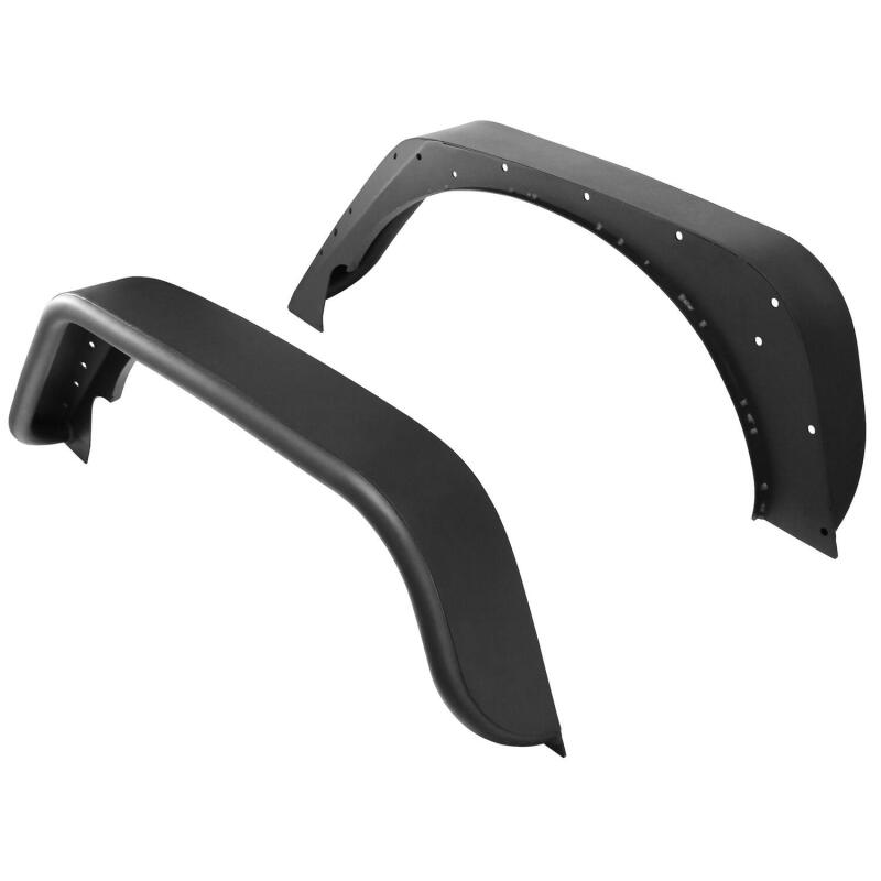 Westin 62-1015 /Snyper 07-17 Jeep Wrangler Tube Fenders - Rear - Textured Black