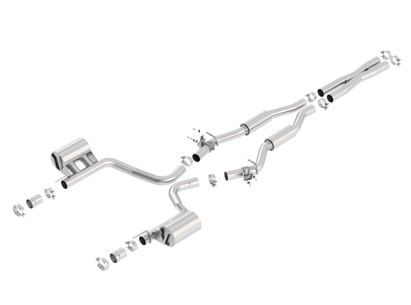Borla 140640 2015 Dodge Challenger SRT/392 Hemi 6.4L V8 S-TYPE Catback Exhaust w/ Valves Factory Bezel