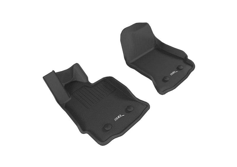 3D MAXpider L1CH07811509 2015-2019 Chevrolet Corvette Kagu 1st Row Floormat - Black