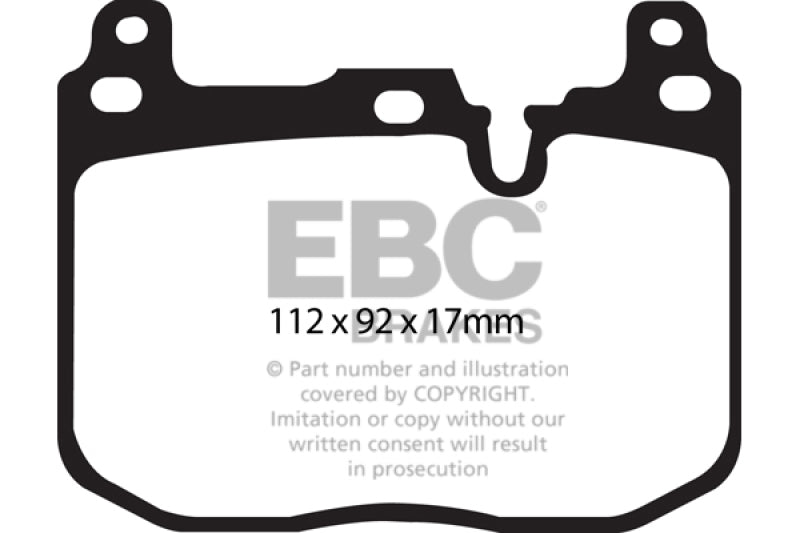 EBC DP42130R 14+ BMW i8 1.5 Turbo/Electric Yellowstuff Front Brake Pads