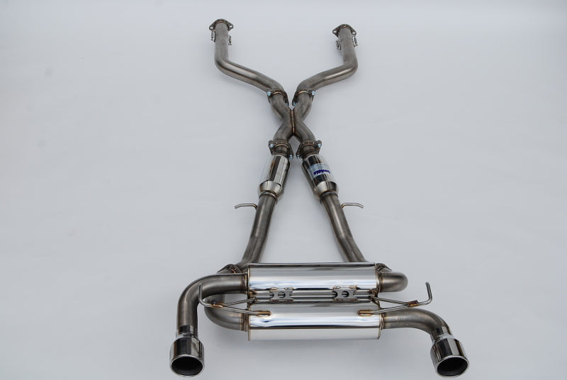 Invidia HS22N4Z7GM1RSL 2022+ Nissan Z 70mm Gemini Cat Back Exhaust - Rolled SS Tips